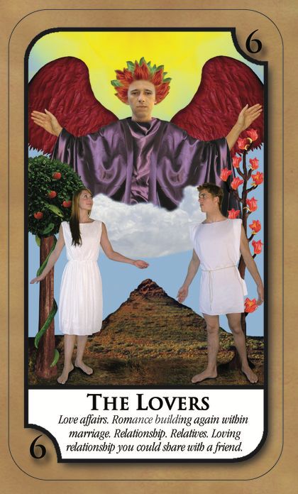 Tarotkaart 'De Geliefden'