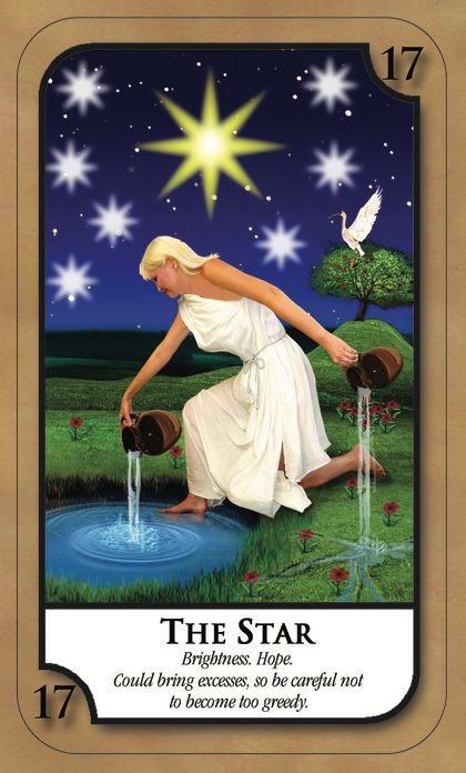Tarotkaart 'De Ster'