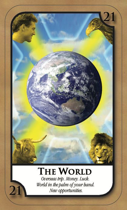 Tarotkaart 'De Wereld'