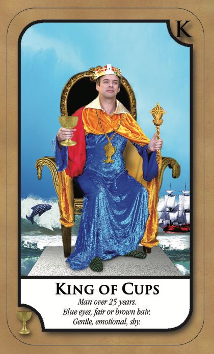 Tarotkaart 'Koning van Kelken'
