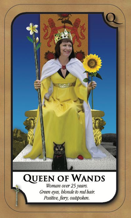 Tarotkaart 'Koningin van Staven'