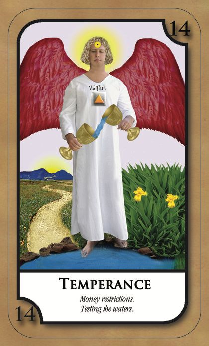 Tarotkaart 'Matigheid'