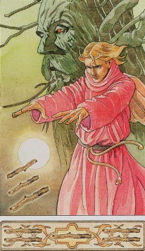 Tarotkaart 'Acht van Staven'