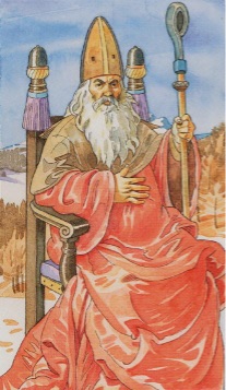 Tarotkaart 'De Hierofant'