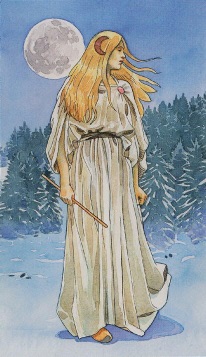 Tarotkaart 'De Maan'