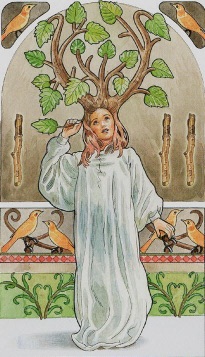Tarotkaart 'Drie van Staven'