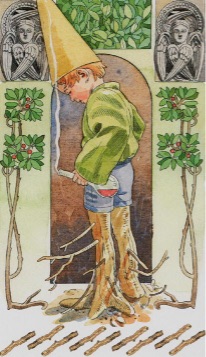 Tarotkaart 'Negen van Staven'