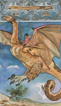 Tarotkaart 'Ridder van Staven'