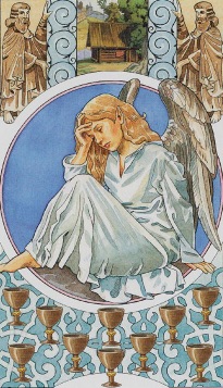 Tarotkaart 'Tien van Kelken'