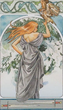Tarotkaart 'Twee van Zwaarden'