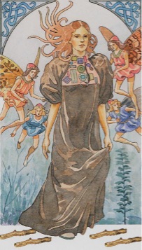 Tarotkaart 'Vier van Staven'