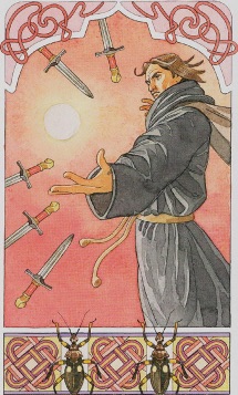 Tarotkaart 'Vijf van Zwaarden'