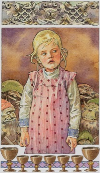 Tarotkaart 'Zeven van Kelken'