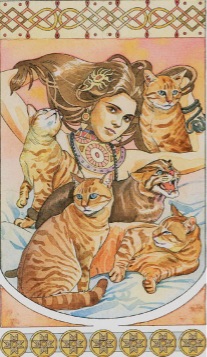 Tarotkaart 'Zeven van Pentagrammen'