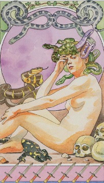 Tarotkaart 'Zeven van Zwaarden'