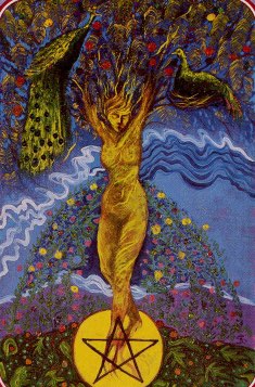 Tarotkaart 'Aas van Pentagrammen'