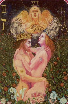 Tarotkaart 'De Geliefden'