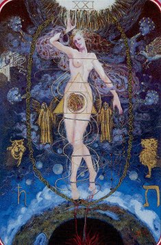 Tarotkaart 'De Wereld'