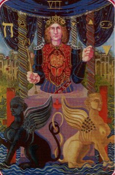 Tarotkaart 'De Zegewagen'