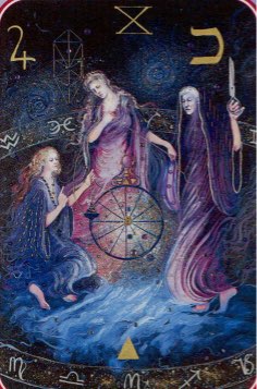 Tarotkaart 'Het Rad van Fortuin'