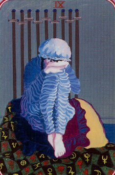 Tarotkaart 'Negen van Zwaarden'