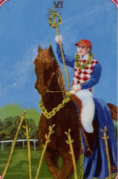 Tarotkaart 'Zes van Staven'