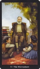 Tarotkaart 'De Hierofant'