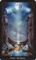 Tarotkaart 'De Maan'