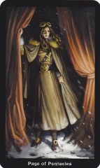 Tarotkaart 'Schildknaap van Pentagrammen'