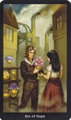 Tarotkaart 'Zes van Kelken'