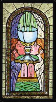 Tarotkaart 'Aas van Kelken'