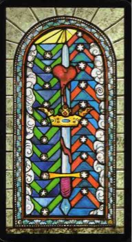 Tarotkaart 'Aas van Zwaarden'