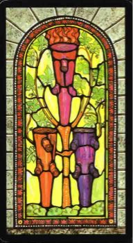 Tarotkaart 'Drie van Staven'