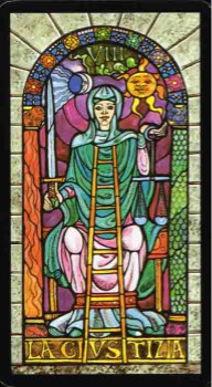Tarotkaart 'Gerechtigheid'