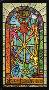 Tarotkaart 'Het Rad van Fortuin'