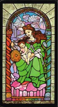 Tarotkaart 'Koningin van Pentagrammen'