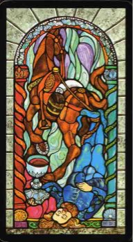 Tarotkaart 'Ridder van Kelken'
