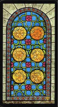 Tarotkaart 'Zes van Pentagrammen'