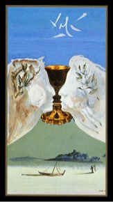 Tarotkaart 'Aas van Kelken'