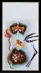 Tarotkaart 'Aas van Zwaarden'