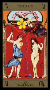 Tarotkaart 'De Geliefden'