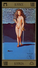 Tarotkaart 'Gerechtigheid'