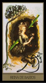 Tarotkaart 'Koningin van Staven'