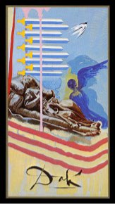 Tarotkaart 'Negen van Zwaarden'