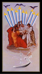 Tarotkaart 'Tien van Zwaarden'