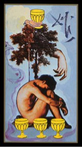 Tarotkaart 'Vier van Kelken'