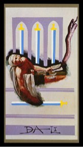 Tarotkaart 'Vier van Zwaarden'