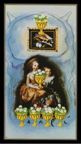 Tarotkaart 'Zes van Kelken'