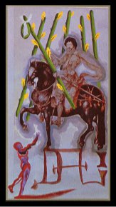 Tarotkaart 'Zes van Staven'