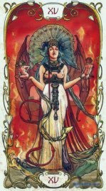 Tarotkaart 'De Duivel'